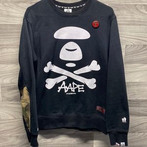 A Bathing Ape AAPE Sweatshirt With Large Logo
